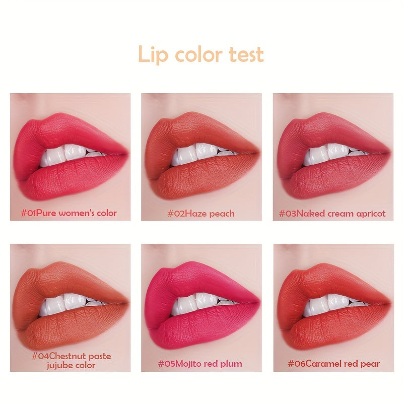 Long Lasting Matte Waterproof Red Lip Liner Lipstick