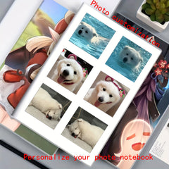 Custom Photo Notebook Personalized Memory Book for Graduation Pet Friends Family