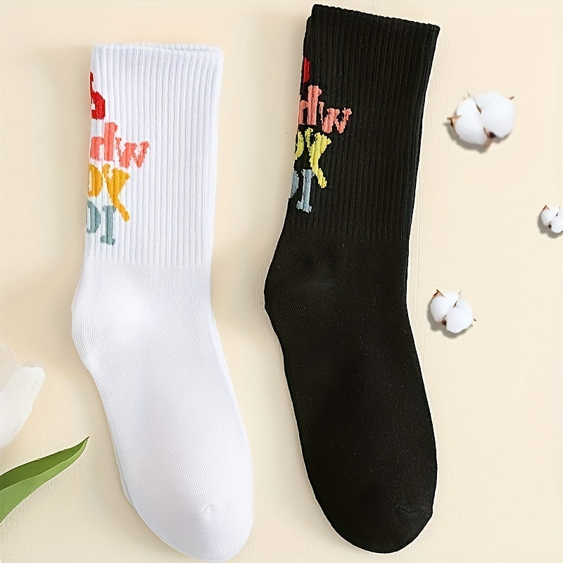 Men's DO WHAT YOU LIKE Crew Socks, Street Style Socks