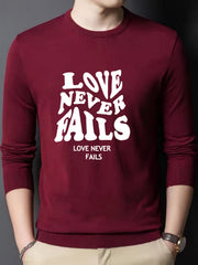 Men's All Match Knitted Sweater Crew Neck Pullover