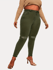 Ripped High Rise Skinny Jeans