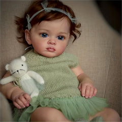 Realistic 55-88 Cm Reborn Doll Soft Enamel Toy Gift