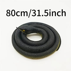 Rubber Snake Prank Toy with String Clip