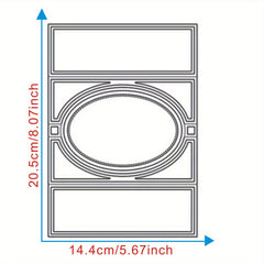 1pc Framework Metal Cutting Dies Stencils for Card Making Scrapbooking