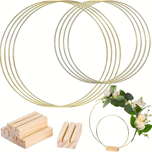 Metal Floral Centerpiece Set for DIY Wedding Decor