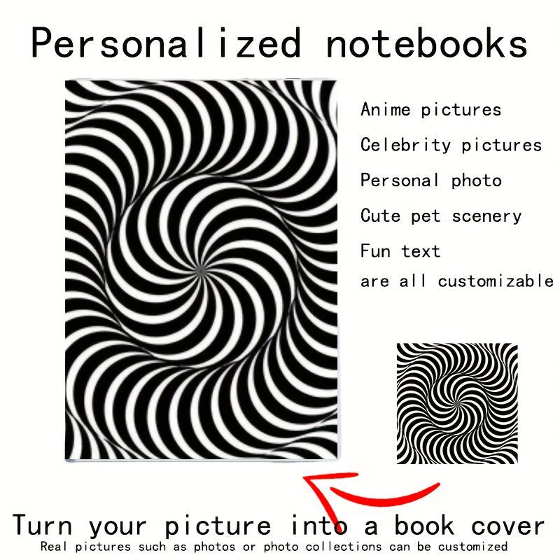 Personalized Photo Notebook Waterproof Soft Cover High Paper for Journaling