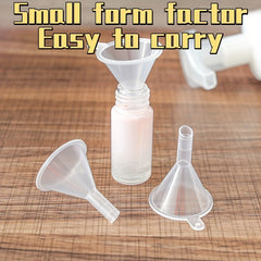 25pcs Mini Funnel for Liquid Dispenser - Small Household Funnel