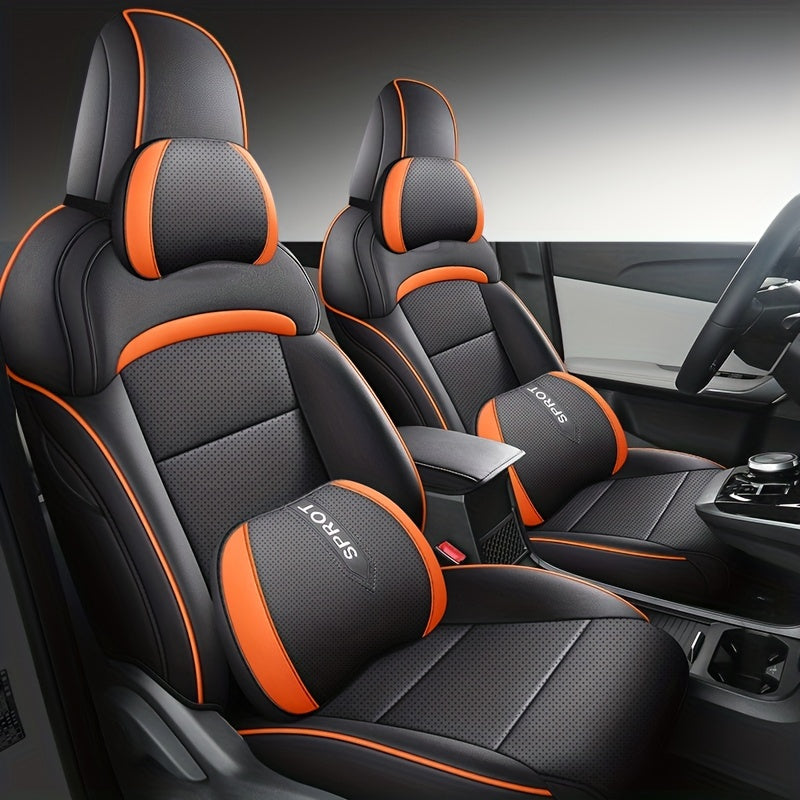 Leather Car Seat Cover For MG4 MULAN Winter Full Set