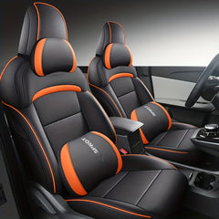 Leather Car Seat Cover For MG4 MULAN Winter Full Set