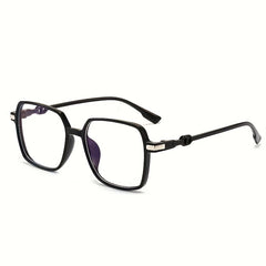 Light Blocking Glasses Jelly Square Clear Lens Computer Glasses