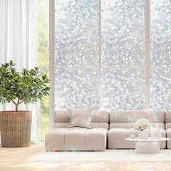 Dot Frosted Privacy PVC Window Film Semi Transparent Decorative Sticker