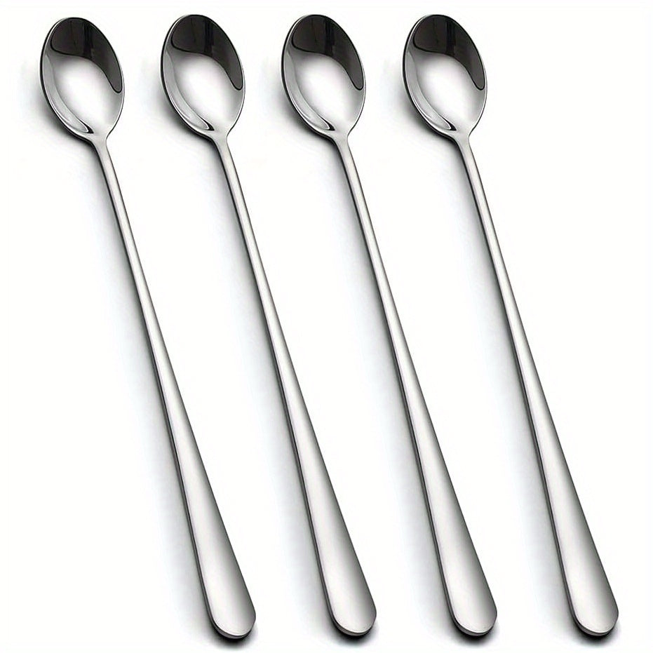 Long Handle Spoon Coffee Stirrers Ice Tea Spoon 18 10 Stainless Steel