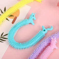 5pcs Mixed Colors Unicorn Stretchy Noodles Fidget Toys