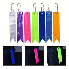 Reflective Keychain Bag Backpack Pendant Safe Ornaments