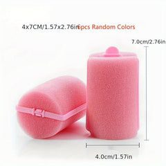 6pcs Large Soft Foam Sponge Hair Rollers for DIY Hair Styling