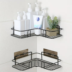 1PC Punch Toilet Bathroom Triangle Rack Wall Mounted Toilet Bathroom Shelves