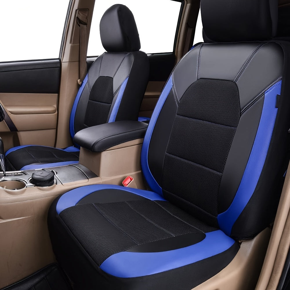 PVC Leather Quilted Stitching Car Seat Cover