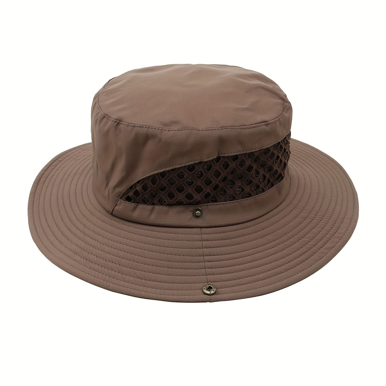 Outdoor Sunshade Bucket Hat Mesh Breathable Unisex Sun Hats Lightweight
