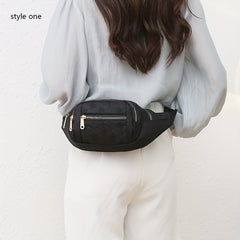 Embroidered Chest Bag Small Waist Bag