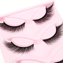 5 Pairs Cat Eye Lashes Winged End Eye Elongated Eyelashes Fox Eye Lashes