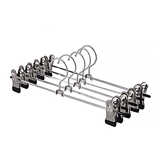 10pcs Stainless Steel Pants Clips Hangers Anti Skid Skirt Clips