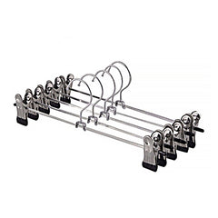 10pcs Stainless Steel Pants Clips Hangers Anti Skid Skirt Clips