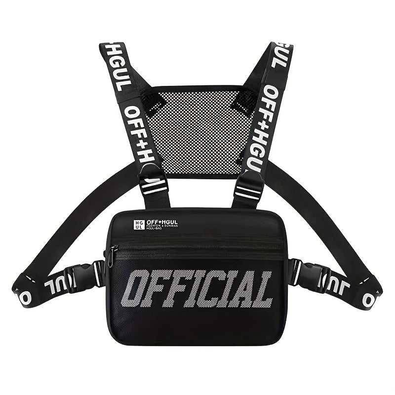 Men's Hip Hop Chest Bag Tactical Chest Rig Vest Bags