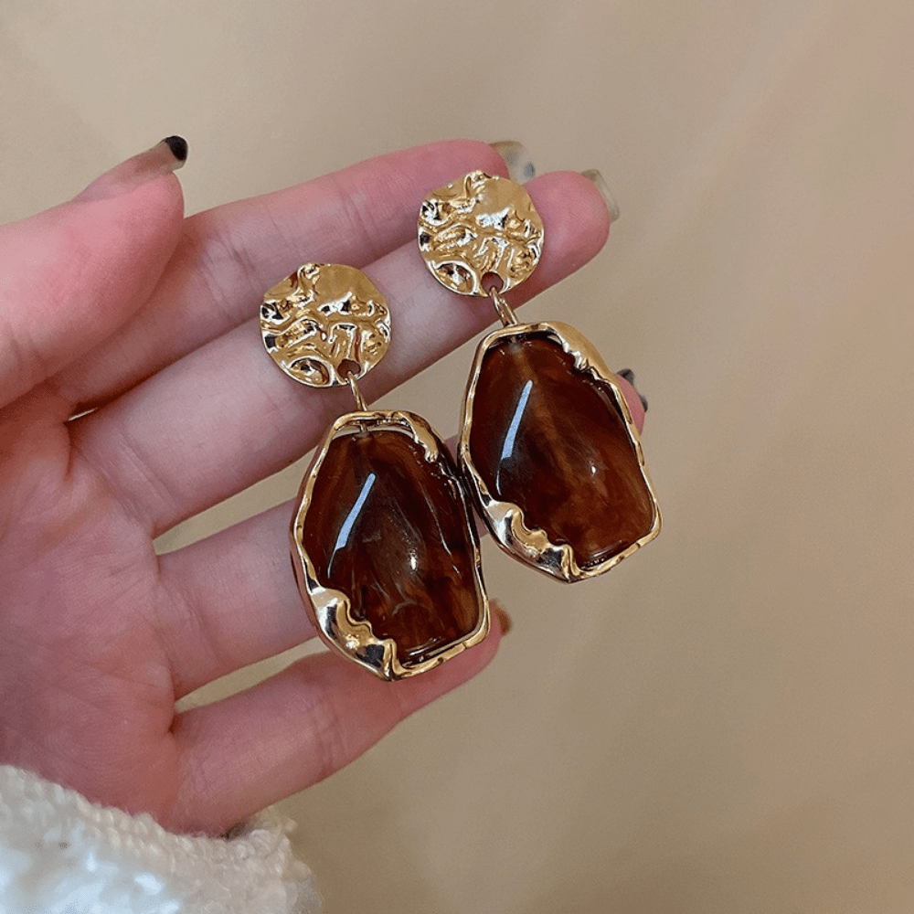 Plastic Geometric Earring Antique Drop Earring Character 100pcs