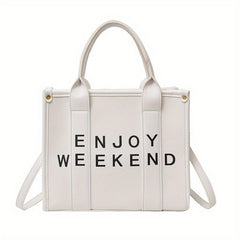 Weekend Tote Bag Crossbody Purse Double Handle