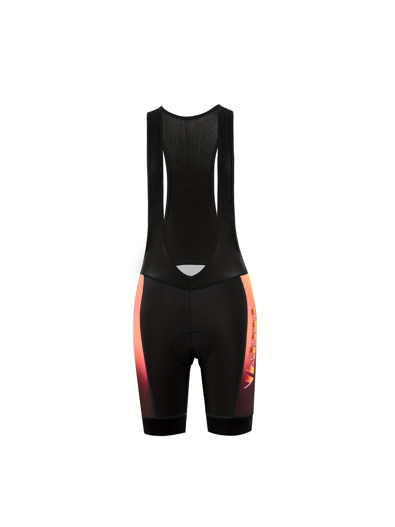 Women's Yellow Cycling Bib Shorts for Outdoor Road Racing