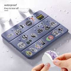 55pcs Waterproof Vinyl Workout Stickers for Sports Enthusiasts