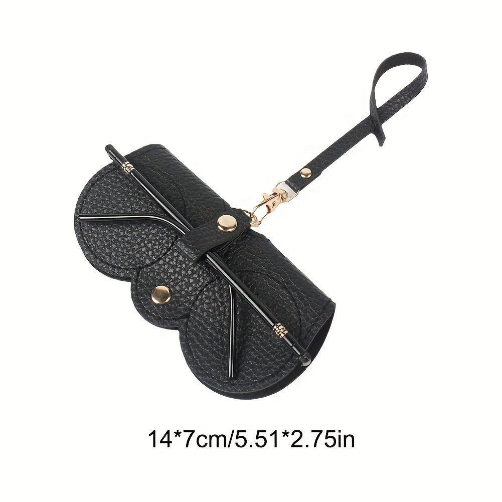 Litchi Embossed Glasses Cover Sunglasses Storage Bag