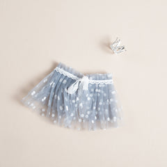 2pcs Gray Crown & Pink Lace Skirt Set for Newborn Photography Props