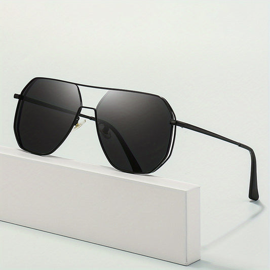 Double Bridge Aviator Sunglasses Outdoor UV400 Sun Shades
