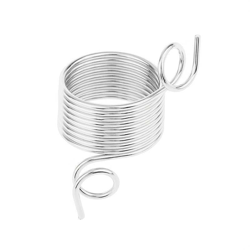 2pcs Stainless Steel Crochet Ring Finger Yarn Guide