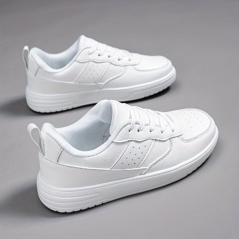 Women's Breathable Solid Sneakers Lace Up Low Minimalist Shoes
