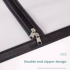 Reinforced Screen Door with Zipper - Keep Small Animals In