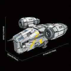 Large Interstellar Spaceship Assembly Toy Model Decoration 4000pcs