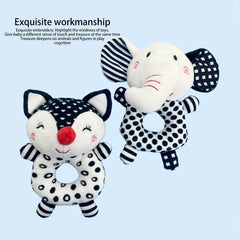 Newborn Hand Rattle Baby Toy Ringing Bell 0-1 Years Fox Elephant