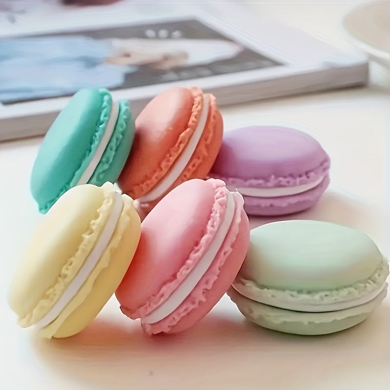 6pcs Macaroon Shape Jewelry Storage Boxes - Portable Pill Boxes