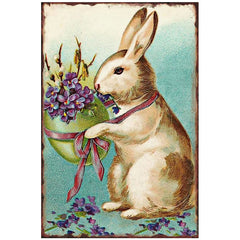 Rabbit Chicken Wall Painting Nursery Room Decoration