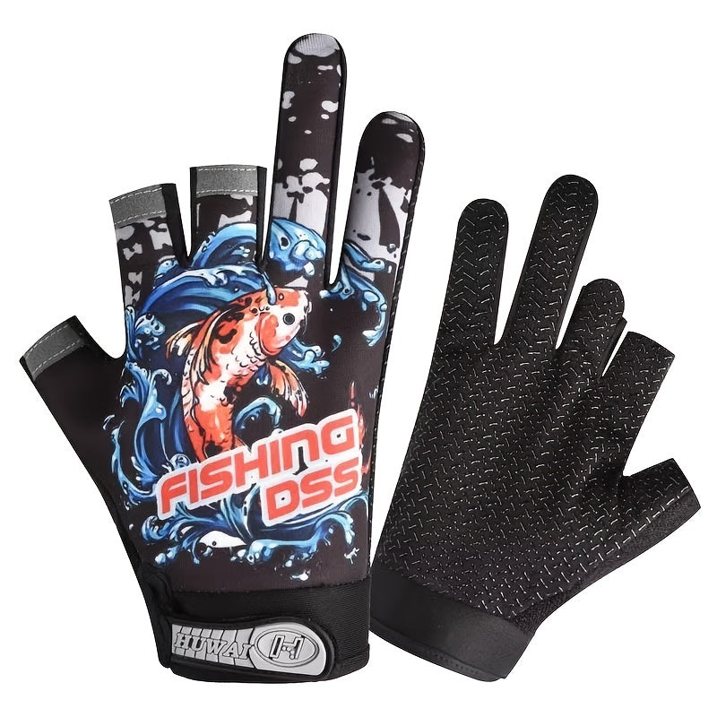Anti Slip Breathable Half Finger Gloves for Cycling/Fishing