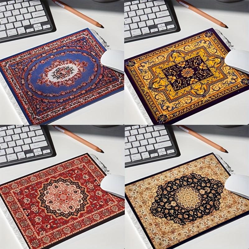 Persian Carpet Pattern Mouse Pad for Home Office Decor