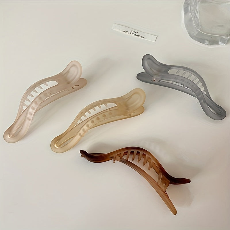 5pcs Large Duck Billed Clip Gradient Hair Clip for Women Girls Hair Clip