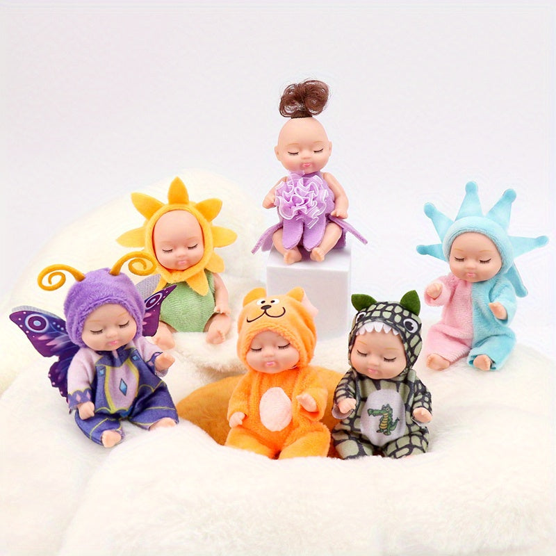 Mini Forest Reborn Doll Toy with Clothes and Accessories