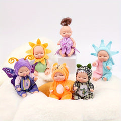 Mini Forest Reborn Doll Toy with Clothes and Accessories