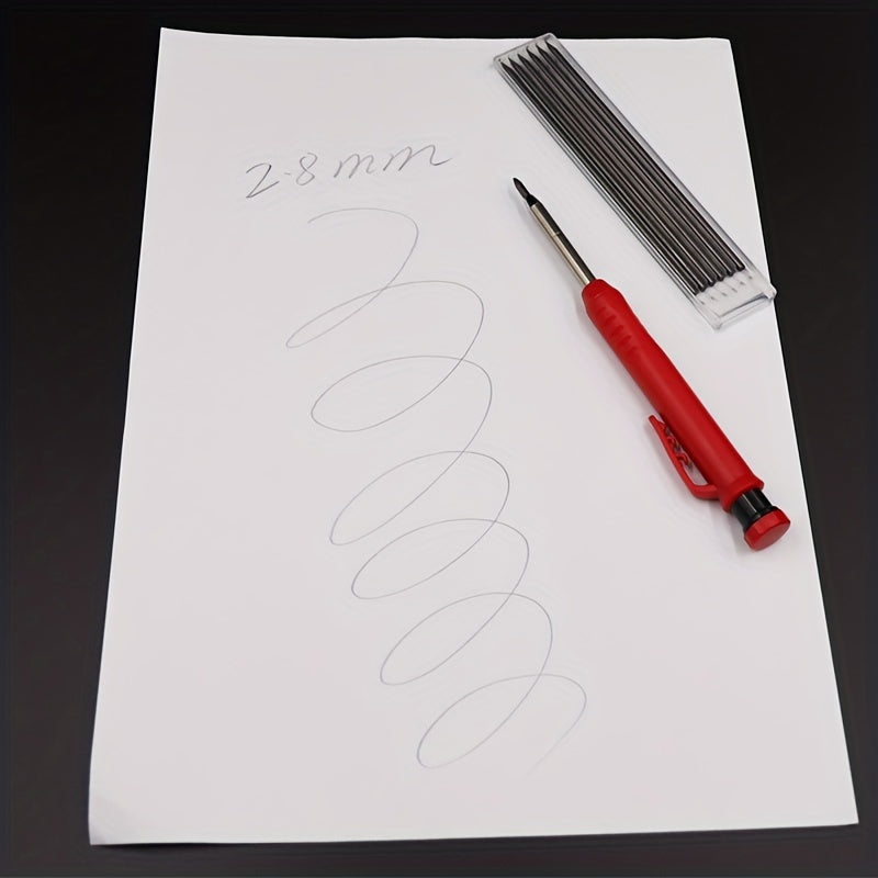 Carpenter Mechanical Pencil Red Yellow Leads Plumbers