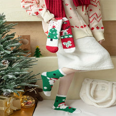 7 Pairs Christmas Socks Fuzzy & Comfy Women's Stockings