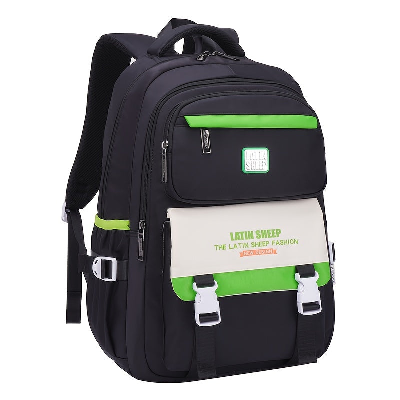 1pc Students School Backpack with Functional Pocket