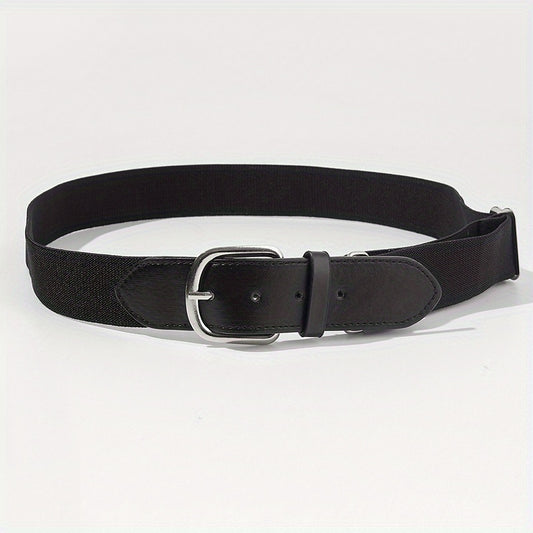 Men's Baseball Belt - Adjustable Elastic Waistband for Comfort